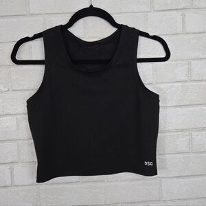 DSG black crop top